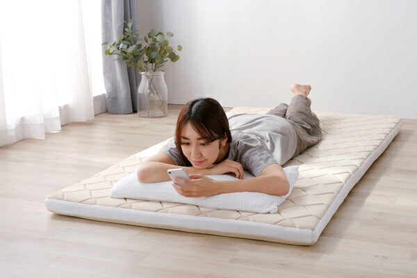 アイリスオーヤマ 敷布団 シングル 低反発ウレタン入り敷き布団 SKF-LUB08-S IRIS OYAMA(代引不可)