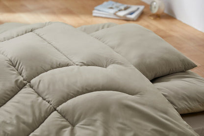 アイリスオーヤマ マットレス付き布団5点セット 布団セット 寝具5点セット 掛け布団 敷き布団 枕 マットレス 収納バッグ ベージュ KFS-M5S IRIS OYAMA(代引不可)