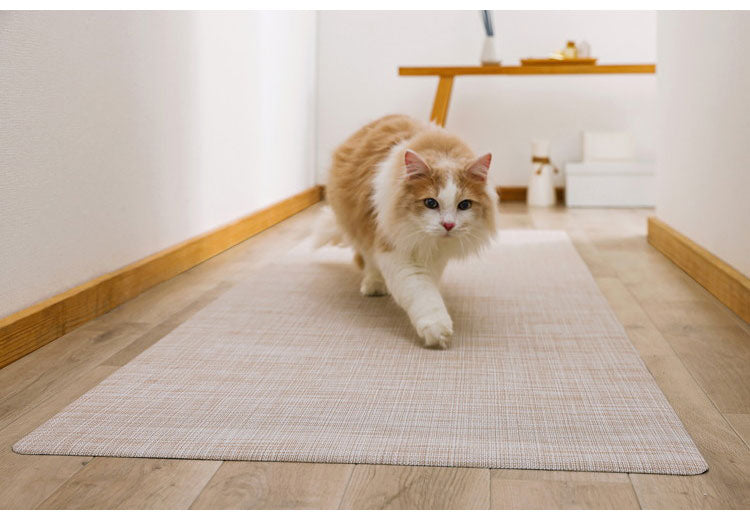 アイリスオーヤマ RMペットマット 60×180cm ロングタイプ P-M6018 ベージュ PVC 滑り止めマット ラグマット 拭ける IRIS OHYAMA(代引不可)