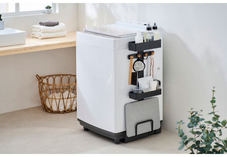 アイリスオーヤマ ランドリーマルチラック LMR-300 ダークグレー マグネット 洗濯機ラック 洗濯ラック IRIS OHYAMA(代引不可)