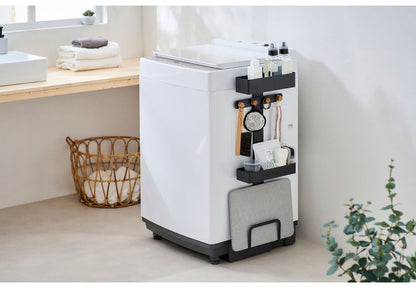 アイリスオーヤマ ランドリーマルチラック LMR-300 ダークグレー マグネット 洗濯機ラック 洗濯ラック IRIS OHYAMA(代引不可)