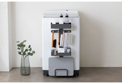 アイリスオーヤマ ランドリーマルチラック LMR-300 ダークグレー マグネット 洗濯機ラック 洗濯ラック IRIS OHYAMA(代引不可)