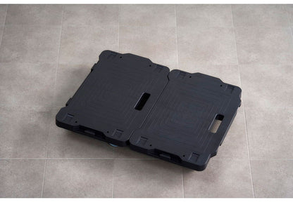 アイリスオーヤマ 連結ミニ平台車 5台セット RMH-5 ブラック 縦横連結 平台車 キャスター キャリー IRIS OHYAMA(代引不可)