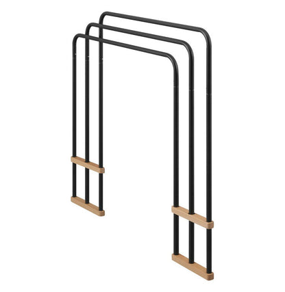 アイリスオーヤマ 折りたたみバスタオルハンガー FBH-700 ダークグレー タオルハンガー 洗面所 室内物干し 折りたたみ 物干しスタンド 室内 IRIS OHYAMA(代引不可)