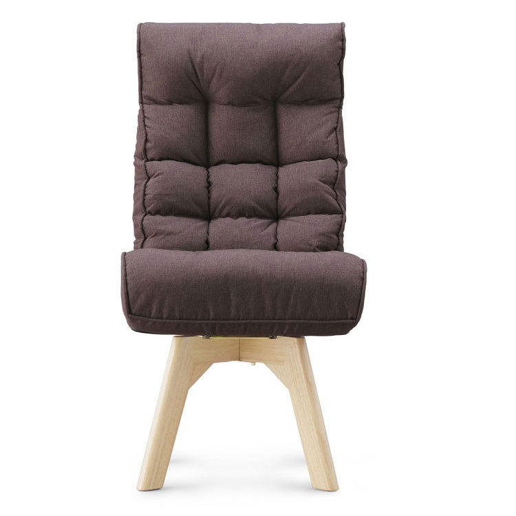 アイリスオーヤマ 回転ファブリックチェア FACN-K ブラウン 回転チェア リクライニングチェア 椅子 イス チェア デスクチェア IRIS OHYAMA(代引不可)