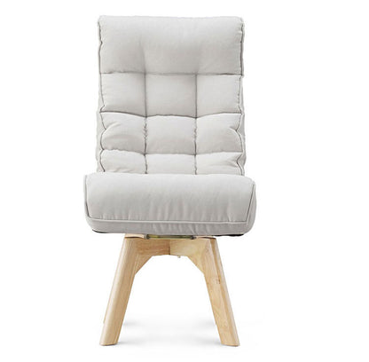 アイリスオーヤマ 回転ファブリックチェア FACN-K アイボリー 回転チェア リクライニングチェア 椅子 イス チェア デスクチェア IRIS OHYAMA(代引不可)