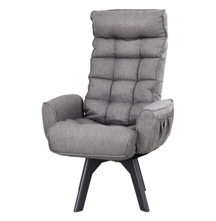 アイリスオーヤマ 回転ファブリックチェア ハイバック FACN-KHB アッシュ 肘付き 回転チェア リクライニングチェア 椅子 イス チェア デスクチェア IRIS OHYAMA(代引不可)