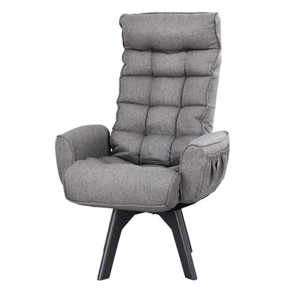 アイリスオーヤマ 回転ファブリックチェア ハイバック FACN-KHB アッシュ 肘付き 回転チェア リクライニングチェア 椅子 イス チェア デスクチェア IRIS OHYAMA(代引不可)