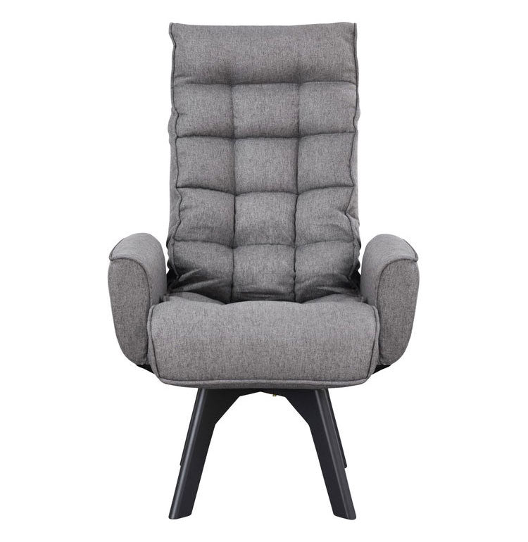 アイリスオーヤマ 回転ファブリックチェア ハイバック FACN-KHB アッシュ 肘付き 回転チェア リクライニングチェア 椅子 イス チェア デスクチェア IRIS OHYAMA(代引不可)