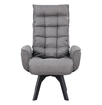 アイリスオーヤマ 回転ファブリックチェア ハイバック FACN-KHB アッシュ 肘付き 回転チェア リクライニングチェア 椅子 イス チェア デスクチェア IRIS OHYAMA(代引不可)