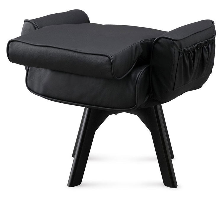 アイリスオーヤマ 回転チェア レザー調 ハイバック LECN-KHB ブラック 肘付き 回転チェア リクライニングチェア 椅子 イス チェア デスクチェア IRIS OHYAMA(代引不可)