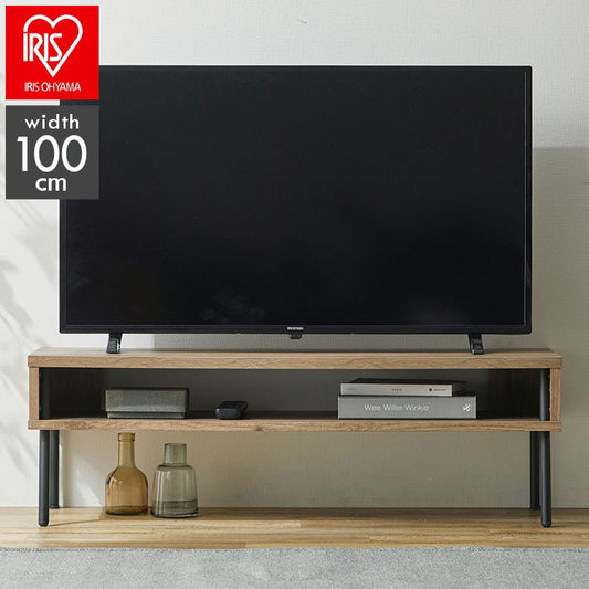 アイリスオーヤマ アイアンウッドAVボード IWAB-1000R ブラック/アッシュブラウン HIROBIROシリーズ テレビ台 テレビボード TV台 TVボード IRIS OHYAMA(代引不可)