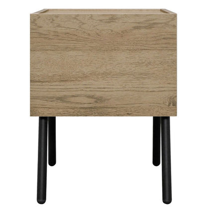 アイリスオーヤマ アイアンウッドサイドテーブル IWST-300R ブラック/アッシュブラウン HIROBIROシリーズ サイドテーブル ソファサイド ベッドサイド IRIS OHYAMA(代引不可)