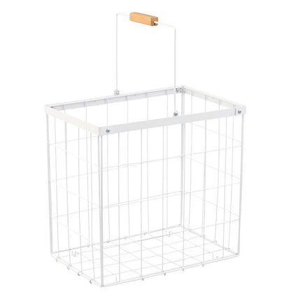 アイリスオーヤマ ランドリーバスケットワゴン2段 LBW-452 ホワイト ランドリーラック 2段 ランドリーワゴン 洗濯かご ランドリーバスケット IRIS OHYAMA(代引不可)