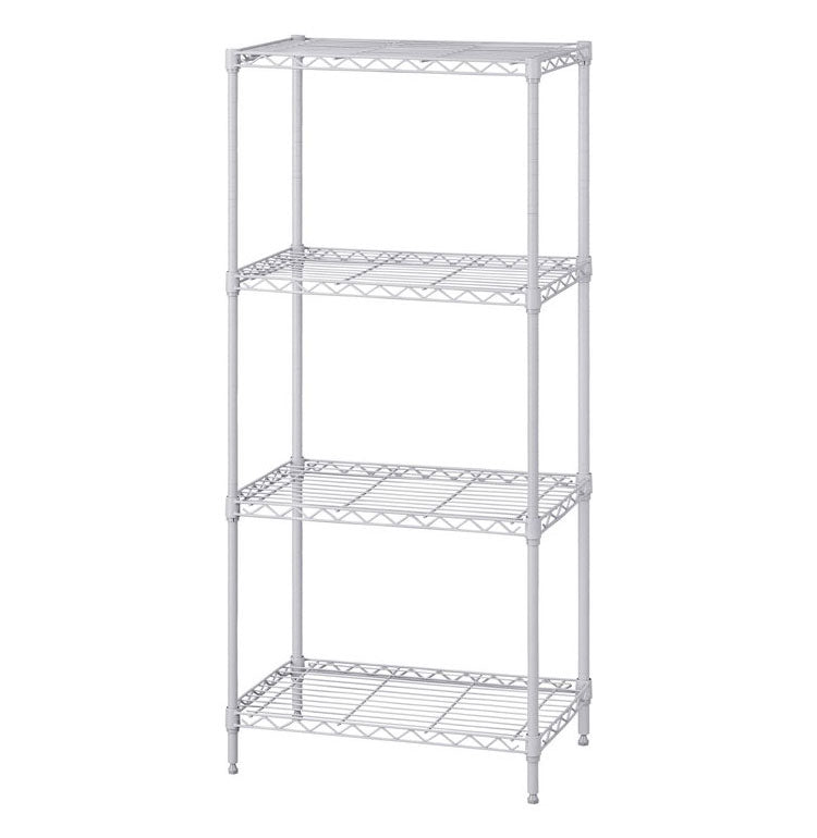 アイリスオーヤマ カラーメタルラック 幅55cm 4段 CMM-55124 ライトグレー スチールラック メタルラック カラー 棚 オープンラック キッチンラック シンプル IRIS OHYAMA(代引不可)