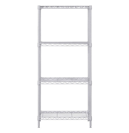 アイリスオーヤマ カラーメタルラック 幅55cm 4段 CMM-55124 ライトグレー スチールラック メタルラック カラー 棚 オープンラック キッチンラック シンプル IRIS OHYAMA(代引不可)