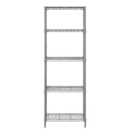 アイリスオーヤマ カラーメタルラック 幅55cm 5段 ハイタイプ CMM-55165 ダークグレー スチールラック メタルラック カラー 棚 オープンラック キッチンラック シンプル IRIS OHYAMA(代引不可)