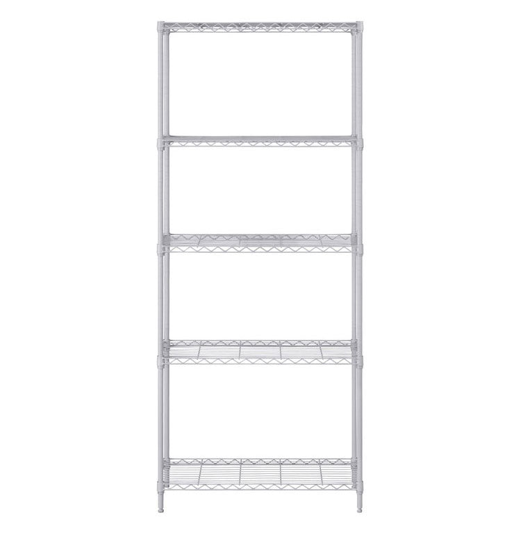 アイリスオーヤマ カラーメタルラック 幅75cm 5段 ハイタイプ CMM-75185 ライトグレー スチールラック メタルラック カラー 棚 オープンラック キッチンラック シンプル IRIS OHYAMA(代引不可)