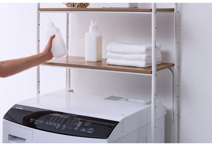 アイリスオーヤマ スタイルランドリーラック SLR-695 ホワイト 洗濯機ラック IRIS OHYAMA(代引不可)