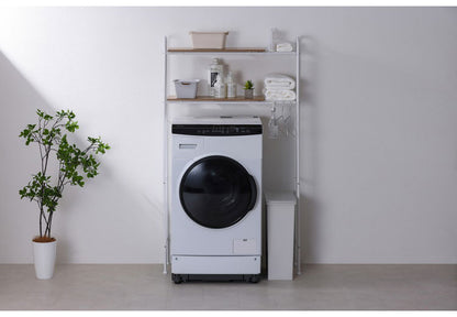 アイリスオーヤマ 伸縮スタイルランドリーラック SLR-EX895 ホワイト 洗濯機ラック 伸縮式 ラック 棚 IRIS OHYAMA(代引不可)