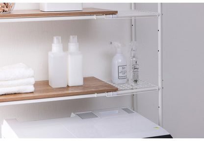 アイリスオーヤマ 伸縮スタイルランドリーラック SLR-EX895 ホワイト 洗濯機ラック 伸縮式 ラック 棚 IRIS OHYAMA(代引不可)