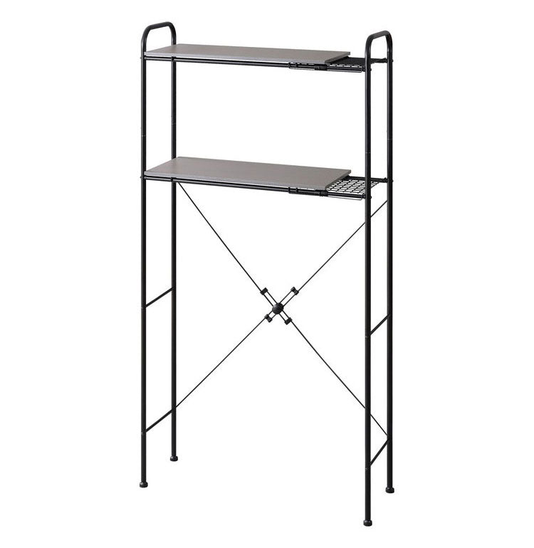 アイリスオーヤマ 伸縮スタイルランドリーラック SLR-EX895 ブラック 洗濯機ラック 伸縮式 ラック 棚 IRIS OHYAMA(代引不可)