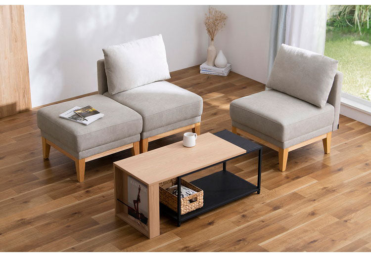 アイリスオーヤマ ユニットソファ UNS-1S ライトグレー ソファ 一人掛けソファ 1人掛けソファ リビングソファ IRIS OHYAMA(代引不可)