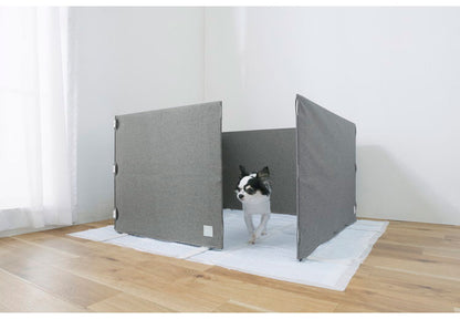 アイリスオーヤマ RMカバー付ペットフェンス RFM-FCN96 グレー カバー付きペットフェンス 仕切り 間仕切り ガード IRIS OHYAMA(代引不可)