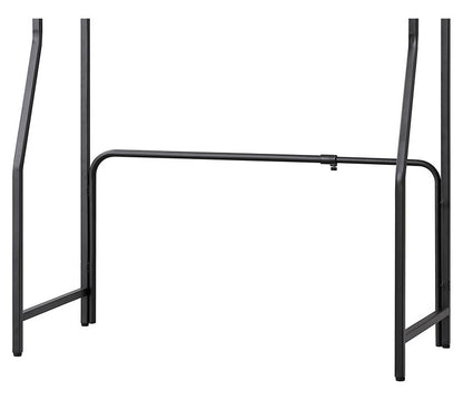 アイリスオーヤマ バスケット付き伸縮スタイルランドリーラック BSSL-860R ブラック 洗濯かご ランドリーバスケット 洗濯機ラック 伸縮式 ラック 棚 IRIS OHYAMA(代引不可)