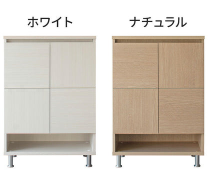 シューズボックス 下駄箱 靴箱 完成品 幅72.5×奥行37.5×高さ105cm MOISS加工 木製 脚付きエントランス 玄関 収納 棚 靴 シューズ ロータイプ 可動 高さ調節 消臭 おしゃれ 北欧 大容量 日本製 国産(代引不可)