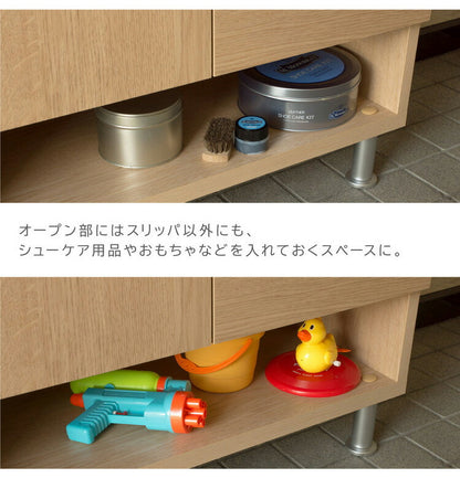 シューズボックス 下駄箱 靴箱 完成品 幅72.5×奥行37.5×高さ105cm MOISS加工 木製 脚付きエントランス 玄関 収納 棚 靴 シューズ ロータイプ 可動 高さ調節 消臭 おしゃれ 北欧 大容量 日本製 国産(代引不可)