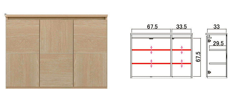 収納棚 キャビネット 本棚 日本製 完成品 絵本棚 サイドボード スリム 扉付き ラック幅108×奥行37×高さ79.5cm 2段 カウンター下収納 書棚 棚 扉 リビングボード 収納ボックス 北欧(代引不可)