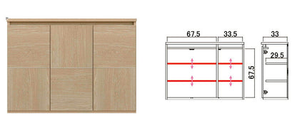 収納棚 キャビネット 本棚 日本製 完成品 絵本棚 サイドボード スリム 扉付き ラック幅108×奥行37×高さ79.5cm 2段 カウンター下収納 書棚 棚 扉 リビングボード 収納ボックス 北欧(代引不可)