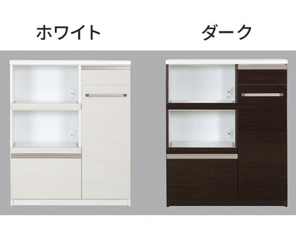 キッチンストッカー 完成品 日本製 幅99×奥行45×高さ120cm MOISS加工 パントリー 収納 頑丈 食器棚 キッチン 収納(代引不可)