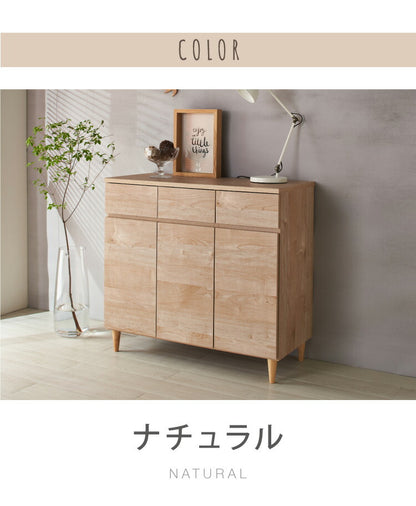 【日本製 完成品】北欧 木製 キャビネット 幅89 収納棚 扉付き リビング 収納家具 シェルフ 木製 rack 北欧 シンプル モダン 棚 本棚 家具 ウッド 大容量 オシャレ ブラウン ナチュラル ホワイト(代引不可)