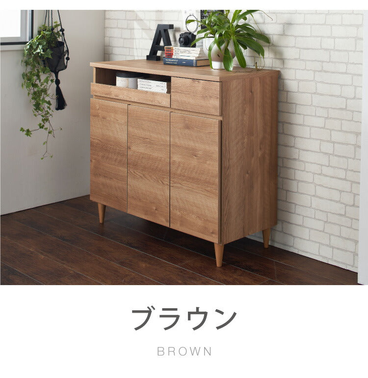 キャビネット ラック 北欧風 日本製 完成品 幅89 収納 リビング収納 パソコンデスク 机 プリンター収納 おしゃれ 北欧 モダン PCデスク パソコン台 ルーター収納 収納家具 収納棚 収納ラック(代引不可)