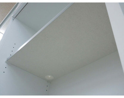 キッチンボード 日本製 完成品 MOISS加工 幅117.5×奥行46×高さ194.5cm オーバートラベルレール 採用 キッチン収納 収納(代引不可)