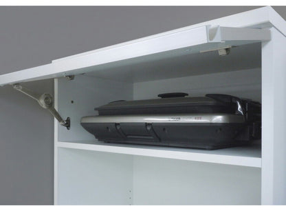 キッチンボード 日本製 完成品 MOISS加工 幅70.5×奥行51.5×高さ194.5cm オーバートラベルレール 採用 キッチン収納 収納(代引不可)