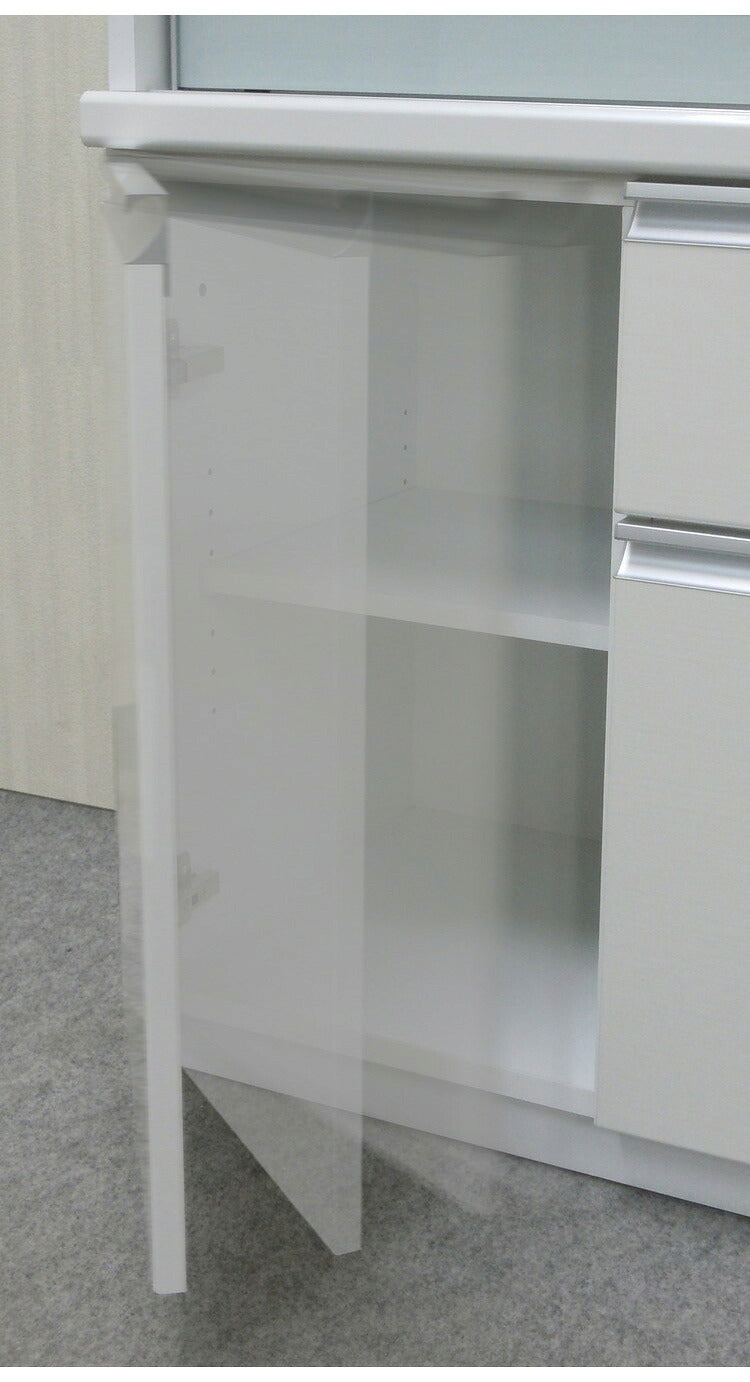 キッチンボード 日本製 完成品 MOISS加工 幅70.5×奥行51.5×高さ194.5cm オーバートラベルレール 採用 キッチン収納 収納(代引不可)