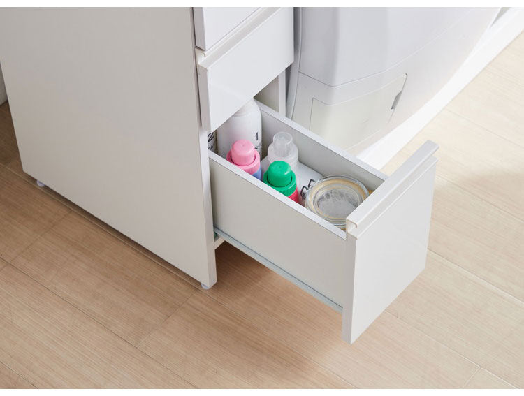 日本製 隙間収納 防水パンアジャスター付すき間収納庫 幅20 完成品 隙間を有効活用 水回り 収納 すっきり まとまる 片付く 片付け 洗濯機パン対応 ホース 洗濯機 防水パン 洗剤収納 洗面台横(代引不可)