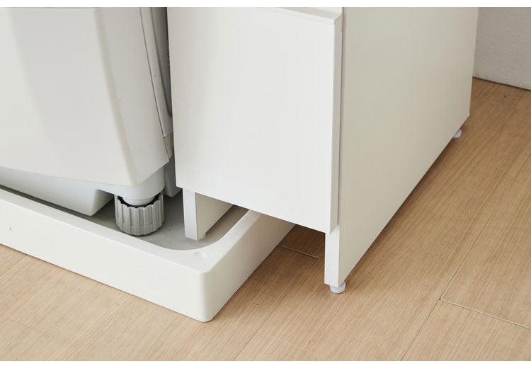 日本製 隙間収納 防水パンアジャスター付すき間収納庫 幅20 完成品 隙間を有効活用 水回り 収納 すっきり まとまる 片付く 片付け 洗濯機パン対応 ホース 洗濯機 防水パン 洗剤収納 洗面台横(代引不可)