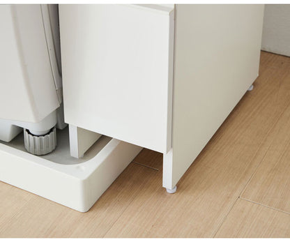 日本製 隙間収納 防水パンアジャスター付すき間収納庫 幅25 完成品 隙間を有効活用 水回り 収納 すっきり まとまる 片付く 片付け 洗濯機パン対応 ホース 洗濯機 防水パン 洗剤収納 洗面台横(代引不可)