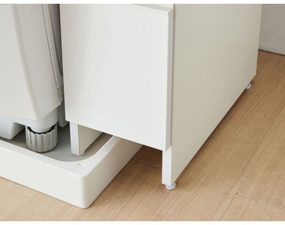 日本製 隙間収納 防水パンアジャスター付すき間収納庫 幅30 完成品 隙間を有効活用 水回り 収納 すっきり まとまる 片付く 片付け 洗濯機パン対応 ホース 洗濯機 防水パン 洗剤収納 洗面台横(代引不可)
