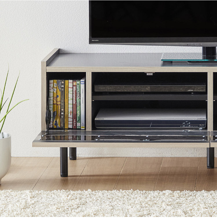 脚付TVボード 幅130 完成品 日本製 奥行 45 脚付きテレビ台 木製 テレビボード TV台 TVボード テレビラック 北欧風 おしゃれ シンプル(代引不可)