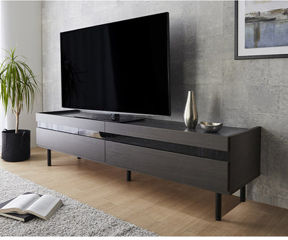 脚付TVボード 幅170 完成品 日本製 奥行 45 脚付きテレビ台 木製 テレビボード TV台 TVボード テレビラック 北欧風 おしゃれ シンプル(代引不可)