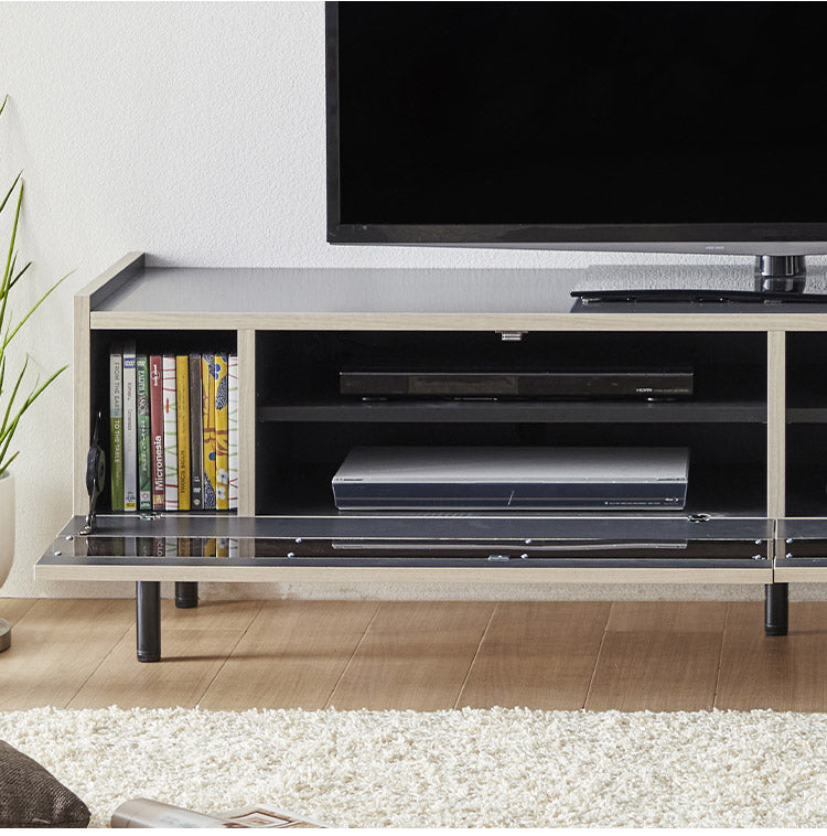 脚付TVボード 幅170 完成品 日本製 奥行 45 脚付きテレビ台 木製 テレビボード TV台 TVボード テレビラック 北欧風 おしゃれ シンプル(代引不可)