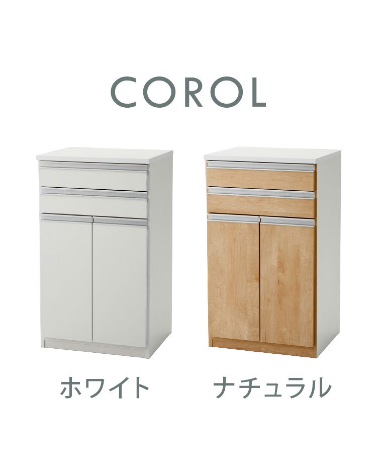 ゴミ箱 隠す収納 キッチンカウンター 2分別 蓋が自動開閉 スライドレール付き完成品 日本製 ペールワゴン ペールストッカー ダストボックス レンジ台 レンジラック(代引不可)