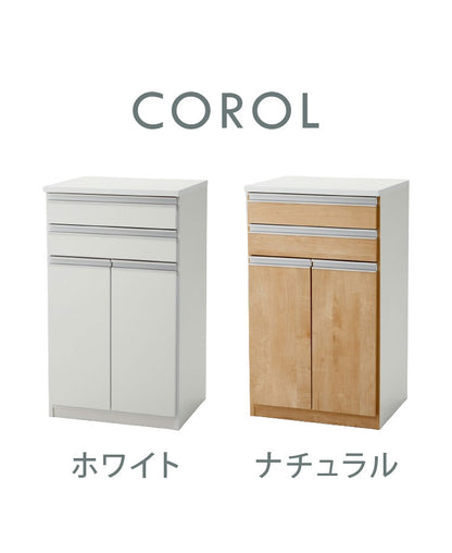 ゴミ箱 隠す収納 キッチンカウンター 2分別 蓋が自動開閉 スライドレール付き完成品 日本製 ペールワゴン ペールストッカー ダストボックス レンジ台 レンジラック(代引不可)