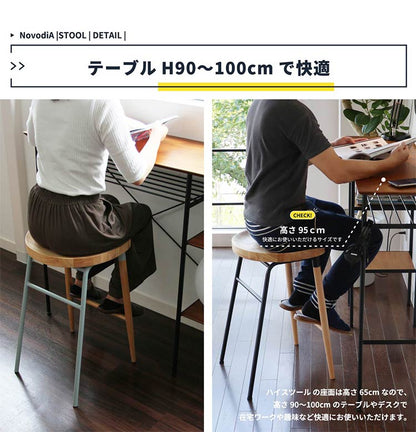 カウンターチェア バーチェア ハイスツール 丸スツール ハイチェア 椅子 カウンタースツール カウンター スツール いす 腰掛け カウンターイス バースツール 背もたれなし(代引不可)