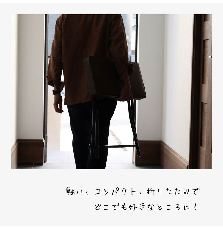 ベンチ フォールディングベンチ 折りたたみベンチ 幅51cm 折り畳み式 スチール 玄関 軽量 コーデュロイ 合成皮革 おしゃれ 北欧 ヴィンテージ 一人暮らし 新生活(代引不可)